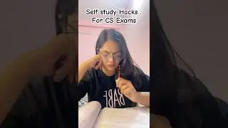 Self study hacks and tips for covering module📚💡 #CSExamTips #SelfStudyHacks