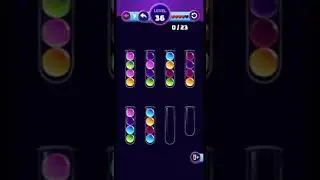 solution colors sorting game challenge level 36