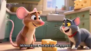 Billi Aur Chuhe Ki Kahani | बिल्ली और चूहे की कहानी|  ਬਿੱਲੀ ਅਤੇ ਚੂਹੇ ਦੀ ਕਹਾਣੀ 