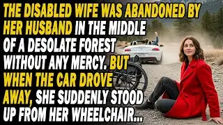 A Heartless Husband Leaves His Disabled Wife On A Mountain 🏔️♿️. But After He's Gone😏She Gets Up...🤫
