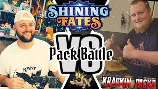 *PACK BATTLE* | VS Krackin Packs | 10 Packs of Shining Fates!!
