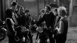 Rockers/Ton Up Boys (actors) from a 1960s tv show 'The Human Jungle' (Herbert Lom) see description.