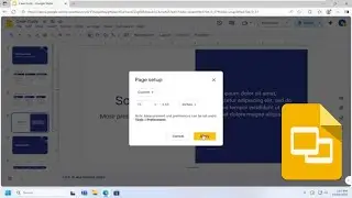How To Change Page Setup (Custom) on Google Slide Presentation [Guide]