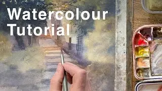 Loose & Expressive Watercolour: Painting Light and Shadow | Time-lapse Demo