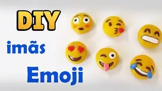 DIY: Como Fazer Ímãs de EMOJI - Biscuit Fácil Tutorial | #diycute
