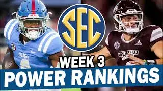 SEC Week 3 Power Rankings