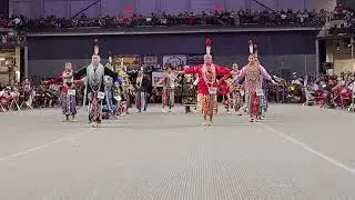 Grand Entry Special: Women's Applique l SNL Black ⚫️ Hills Powwow 2024