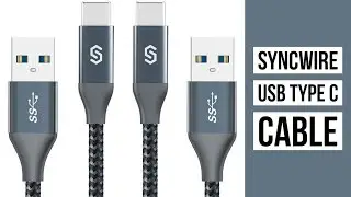 Syncwire USB Type C Cable 6FT ► Nylon Braided USB-C to USB 3.0 ◄ USB C to USB A Nintendo Switch