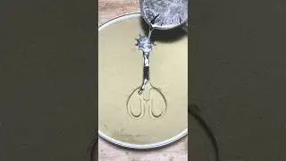 #pottery #metal #cake #sand #art #shortsfeed 79 صب المعادن والحرف اليدوية
