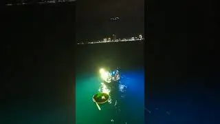 Nearshore Squid Jigging by My Khe Beach | Da Nang Night Boat (DJI Avata FPV)