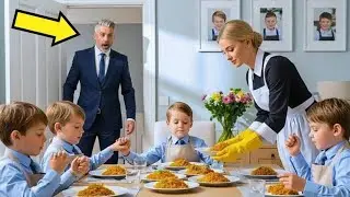 MILLONARIO LLEGA SIN AVISAR AL ALMUERZO… Y LO QUE VE LO DEJA EN SHOCK