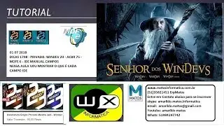 DICAS 1798 PRIVADA WINDEV 23 ACBR 75 MDFE 6 IDE MANUAL CAMPOS
