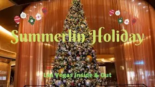 Summerlin Holiday: Gingerbread at Red Rock, Skating at The Lawn, & a Visit to Tivoli Village