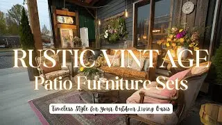 Rustic Vintage Patio Furniture Sets: Timeless Style for Your Outdoor Living Oasis 🪑🌿🌞
