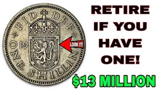 Rare UK One Shilling Coins You Can&rsquo;t Miss &ndash; Top 8 Coins Selling for Big Money in Dollars Today!