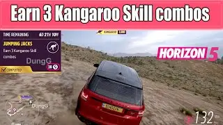 Forza Horizon 5 Jumping Jacks - Earn 3 Kangaroo Skill combos - Daily Challenges