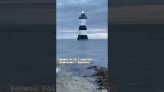 #lighthouse #anglesey #PenmonPoint gently #lappingwaves #seasounds #sea #watersounds #view #relaxing