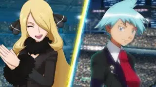 POKEMON BATTLE: CYNTHIA VS STEVEN (ANIME VS GAME)