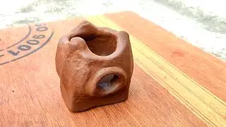 miniature stove making with clay / mini clay wood stove / mini kitchen stove / mitti ke chulha