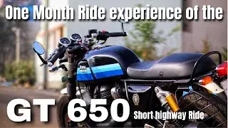 GT 650 One Month Ride experience| Short Highway Riding| #gt650  #highwayriding #continentalgt650