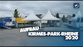 Kirmes Park Rheine Aufbau (Herbstkirmes Rheine 2020)