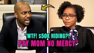 Judge Vonda Bailey DESTROYS Dad Excuses After Hiding $50,000 Income!