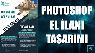 Photoshop Broşür (El ilanı) Flyer  Tasarımı
