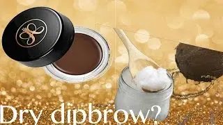 How to Fix dry ABH dipbrow with coconut oil