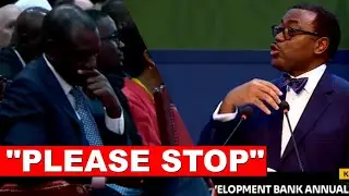 Listen what Africa Development Bank President told Ruto face to face infront of foreign presidents!