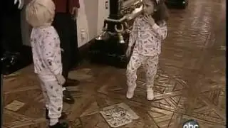 Michael Jackson with his kids home video