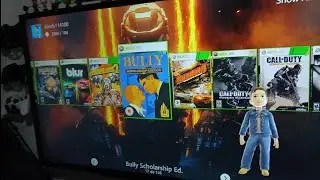 Disco duro 1 tera para Xbox 360 probando bully 