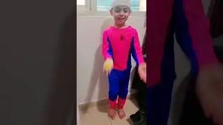 Little spider man muslim #shorts #spiderman #spiderman