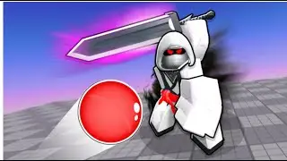 I made a friend a Blade Ball player!!
