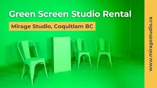 Green Screen Studio Rental | Mirage Studio | Coquitlam BC