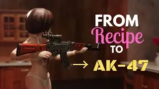 From Recipe Book to AK-47 | 1:12 Phicen Stop Motion Animation