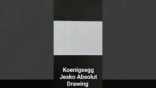 World's Fastest Car Drawing | Koenigsegg Jesko Absolut Drawing #drawing #koenigseggjeskoabsolut