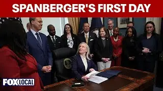 Gov. Spanberger signs 10 executive orders after swearing in