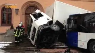 CHTV-EXPRESS: Unfall Celle LKW Linienbus (CelleHeute)