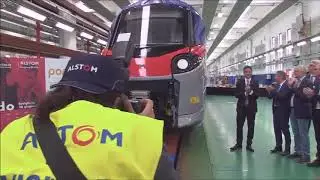 Presentazione treno Pop alla stampa