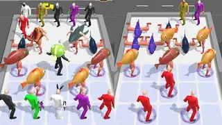Max Level In - Fishman Merge Master Battle, Hitman vs Fishman Fight