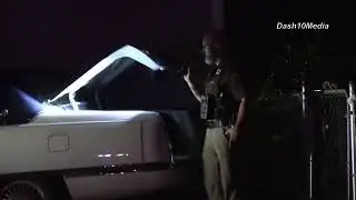 Car Crashes into Pole, Two Occupants Run on Foot - Oak Grove, KY (6/25/24)