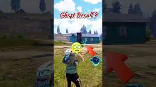 Trick to Recall Self Become Ghost 🥶 #pubg #mrxrawan