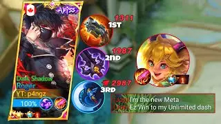 ROGER AGAINST META JUNGLER JOY THE UNKILLABLE HERO 🔥 | ROGER BEST COUNTER BUILD | MLBB