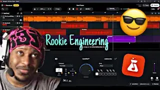Guy Makes a Song on BANDLAB using Air-Pilot Headphones 🔥