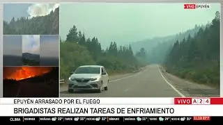 🔥 INCENDIO EN EPUYÉN: ASÍ QUEDÓ LA RUTA 40 TRAS EL PASO DEL FUEGO EN LA COMARCA ANDINA