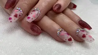 EASY VALENTINE NAILS | Let’s Test A Tik Tok Hack | Polygel Lazy Girl Method | Full Cover Soft Gels