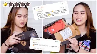 BELI SEPATU DITOKO RATING TERBURUK SHOPEE!! BELI SEPATU DIKIRIM GAREM +AIR MINERAL😭 FULL EMOSAY