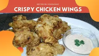 KFC Style Crispy Fried Chicken Wings|Zinger|How to Make Crispy Chicken Wings|Recipe by Foodionic|