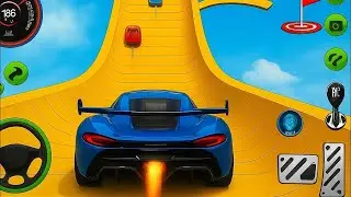 Mega Ramp Monster Car Racing 3D - Extreme Car Stunts - Android Gameplay