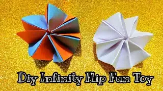 Diy Infinity flip fun toy in tamil